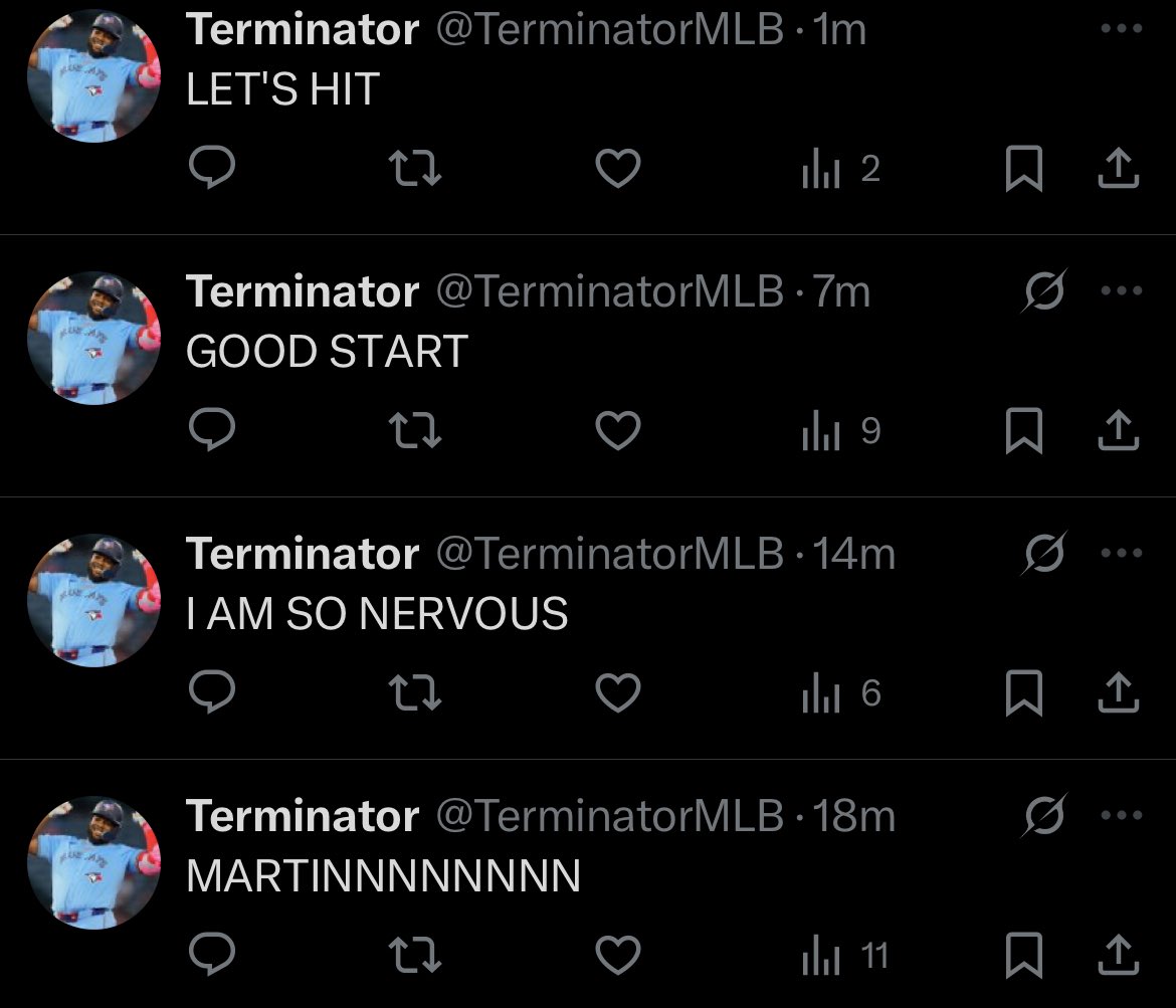 DommyCutlets's tweet photo. @TerminatorMLB https://t.co/h24SRiMGA0