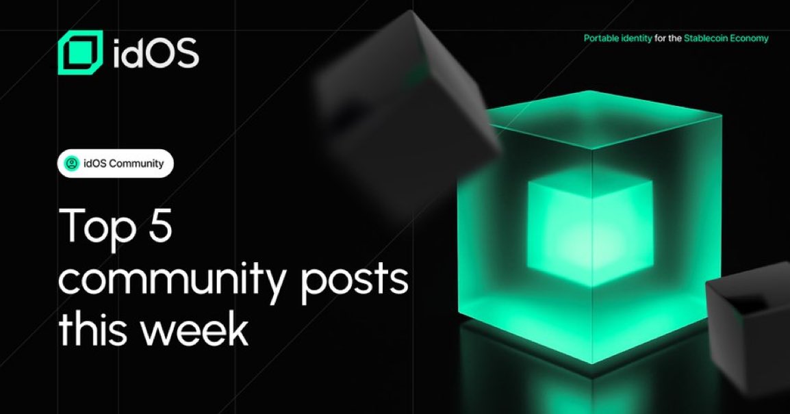 IdOS will be selecting 5 community posts each week. 

Drop your post below and I'll be interacting with it.👇🏽
