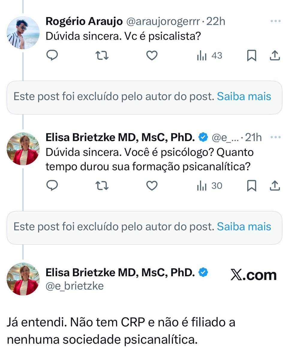 Elisa Brietzke MD, MsC, PhD. tweet media