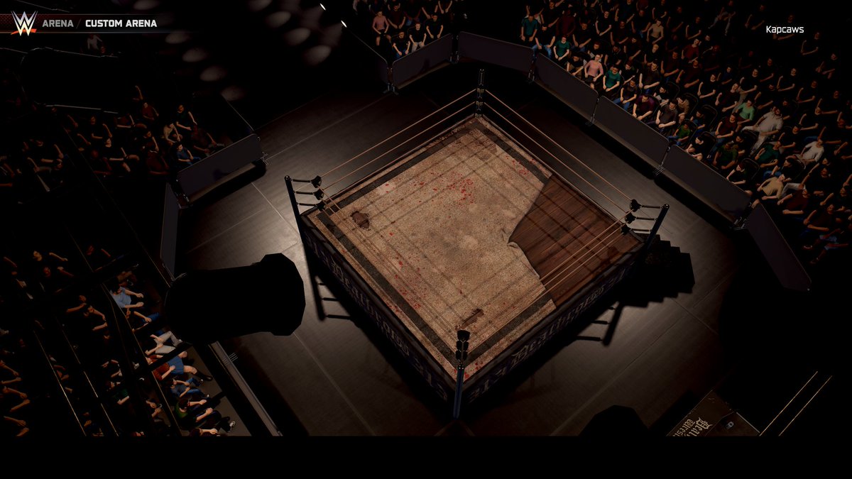 6236 DL's for Deathrow Wrestlings Arena on WWE 2K25!

Thanks to all the folks who like, download and enjoy my original caw content! It means alot!

The arena features the Detroit prison gates entrance and a bloodied ring matt with a corner pulled up.

#WWE2K25