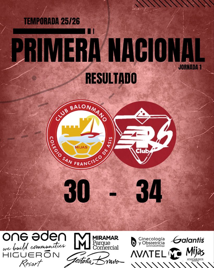❌DERROTA

😢Un gran Mijas muere en la orilla ante un gran @bmarspalmadelrio que no lo tuvo nada fácil hasta el final del partido.

🚀¡Seguimos trabajando EQUIPO!

#creciendocontigo❤️🖤