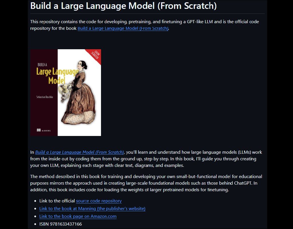 extrapolatorai's tweet image. 🛠️ Build your own Large Language Model from Scratch!
Step-by-step guide to creating, training, and experimenting with LLMs — no shortcuts, just hands-on learning. 🤖
Read more 👉 extrapolator.ai/2025/10/02/bui…
Book: amzn.to/4mL2nUC
Credit: @rasbt
🔍 Category: #AITutorials |…