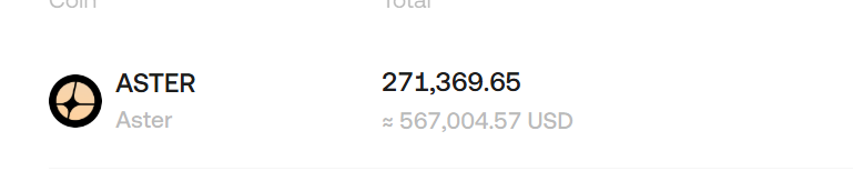 Went all in on $ASTER, Imagine fading BNB at 2$