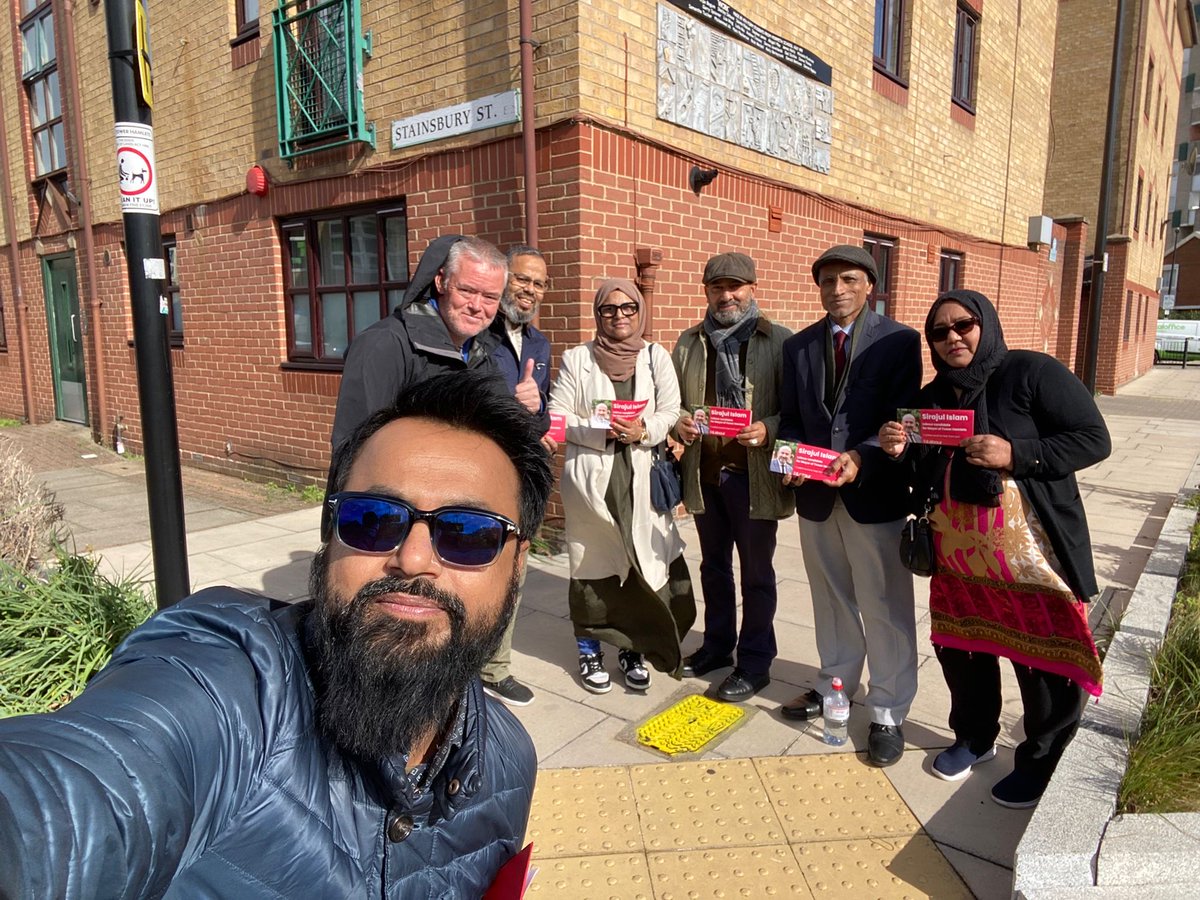 CllrSirajIslam's tweet image. Productive morning on #labourdoorstep today with a great @TH_Labour team. Some good conversations with residents about next year’s Council election. My thanks to everyone who joined me.