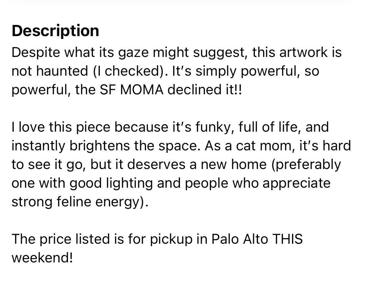 facebook marketplace now has comments

it’s going exactly how you think it would