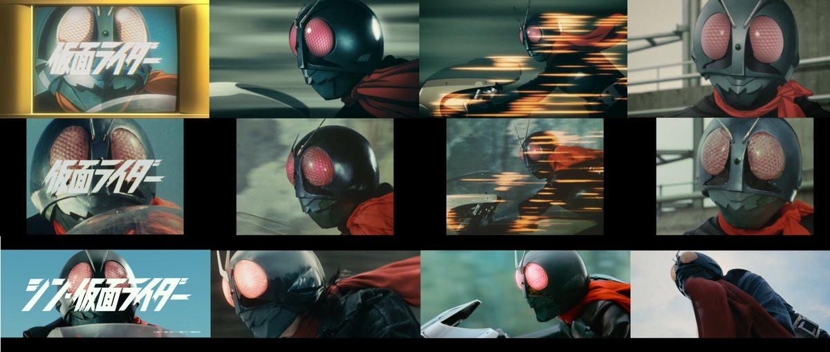 BirthHopeMetor's tweet image. #東島ライダー
『東島丹三郎は仮面ライダーになりたい』、『シン・仮面ライダー』それぞれのカタチでの『仮面ライダー』第1話リスペクト