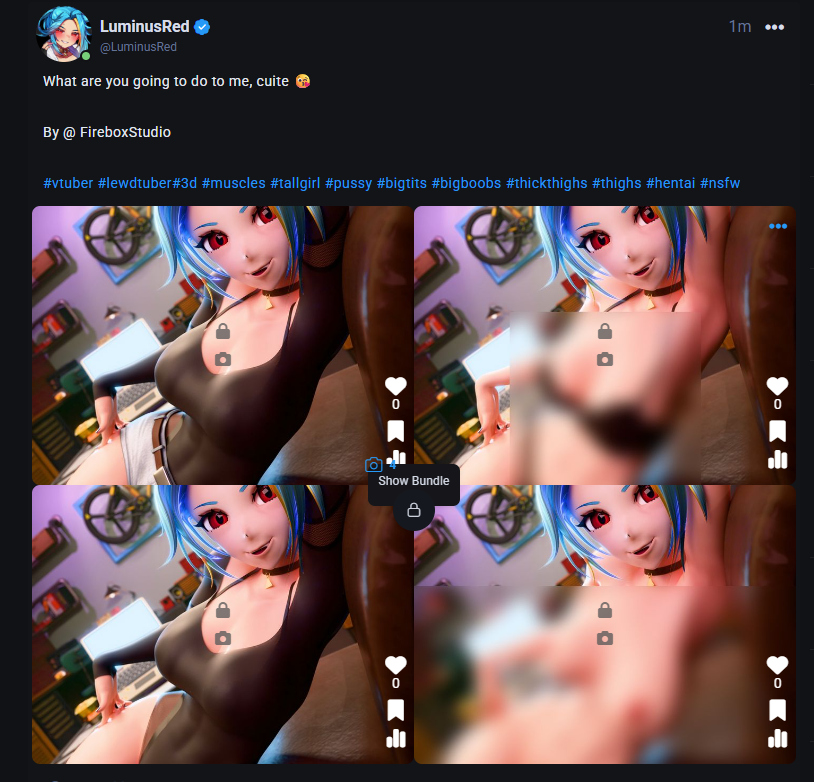 Luminusred 🍒✂️(spicy version) tweet media