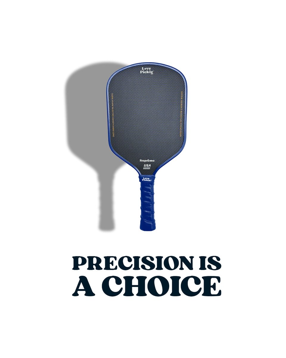 Every swing matters.

The Titanium Supreme responds with finesse, balance, and control, so you can place your shots, not just hit them.

This isn’t about force. It’s about feel.

🎯 Shop now at lovepickle.store

#eliteperformance #pickleballpaddle #precisionplay