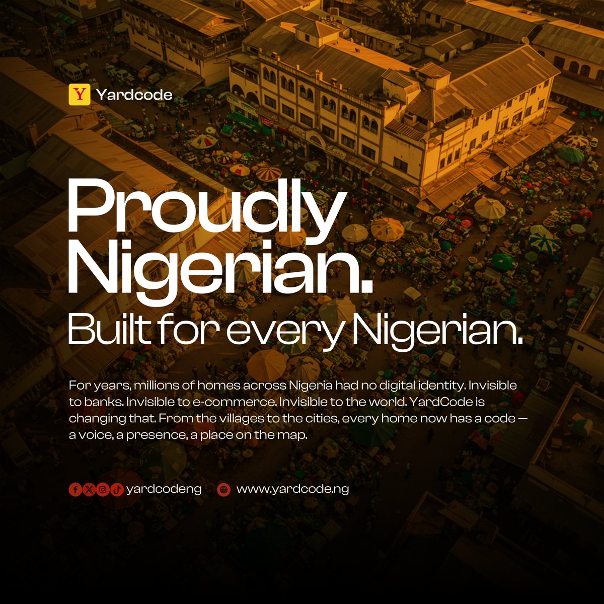 yardcodeNG's tweet image. For years, millions of homes across Nigeria had no digital identity. YaedCode is changing that. From the village to the cities, every home now has a code - a voice, a presence, a place on the map

#yardcode #nigeria #digitaladdress #trending