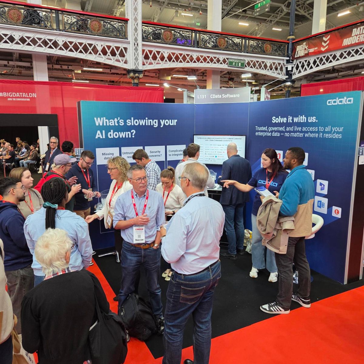 cdatasoftware's tweet image. Thank you to everyone who visited us at booth @BigData_LDN L131 & joined our session w/ @EllieforData on "Bringing Data Modeling to the Masses with #AI and #EmbeddedConnectivity."
Missed us? Learn how we are transforming data connectivity together: bit.ly/3ZiSpRu
