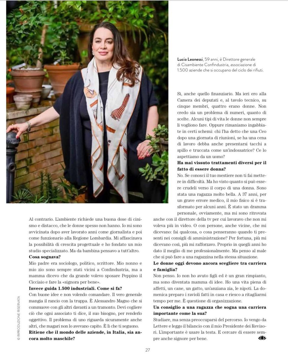 cisambiente's tweet photo. 🗞️ E’ in edicola l’intervista realizzata dalla rivista ‘Natural Style’ al Direttore Generale di Cisambiente Confindustria Lucia Leonessi

#rifiuti #cisambiente #confindustria #css #ambiente https://t.co/GusDZW1AAs