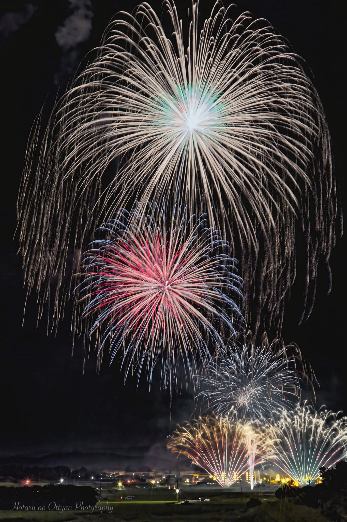 No.185　ぽっぽちゃん様♡専用 4点おまとめ♡お城と花火　シーグラスアート No.185 ぽっぽちゃん様♡専用 4点おまとめ♡お城と花火