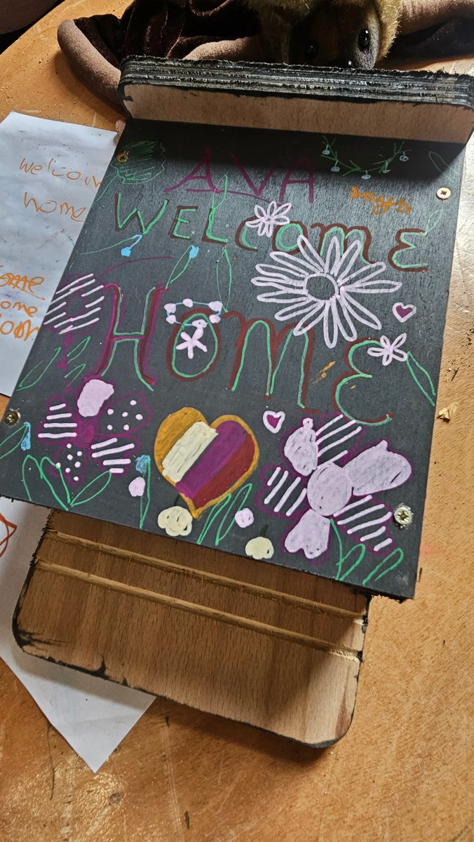 StaceyEleanorG's tweet image. Enjoyed making #bat #boxes with the #lancaster #Council and @WildlifeTrusts today... With four real #bats Ava and I loved it :) 🦇😊😘❤️😍 Also meeting bat #heroes