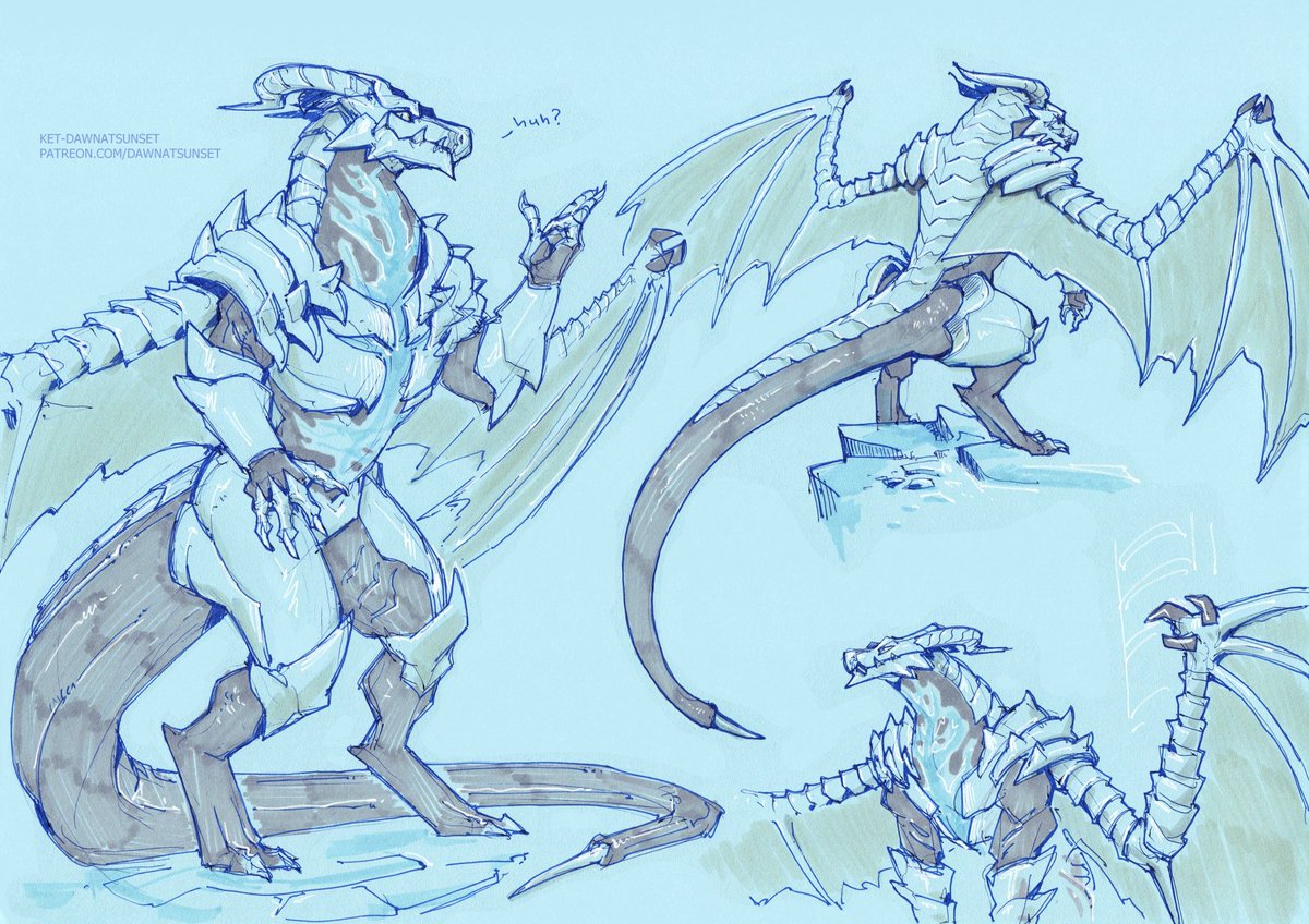 Platinum Dragon Lord
Blue paper doodles commission for TrueForgiveness
#overlord_anime