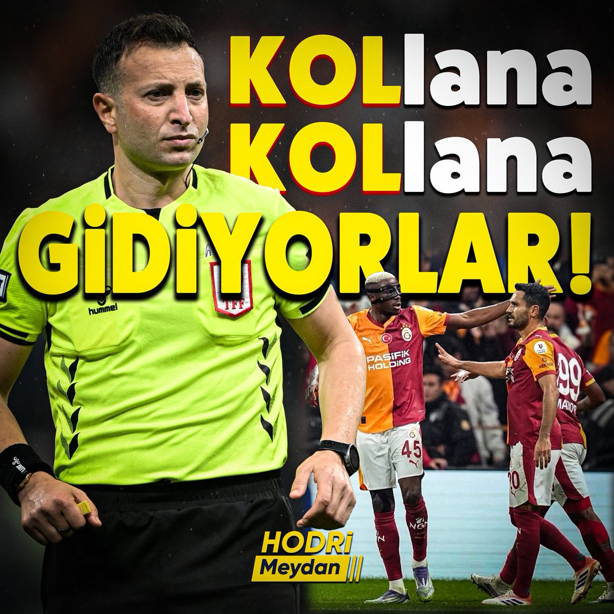 🚨 Galatasaray, ilk puan kaybında hakem algısı yapmaya başladı.

💥 Oysa ki senelerdir...

‼️KOLlana KOLlana GİDİYORLAR!