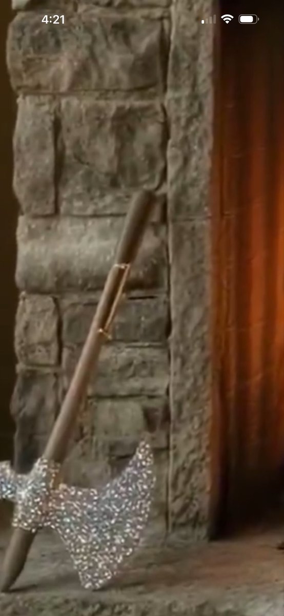 Do anyone else catch this on the ax? Do we think it’s a number or letter?