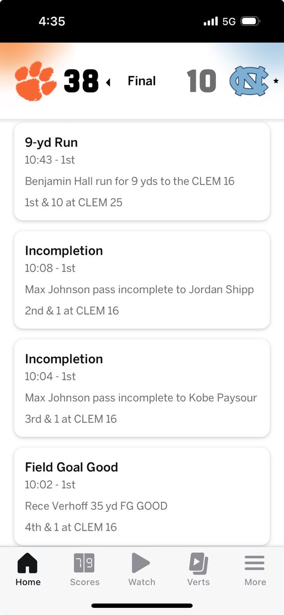 Not that it would have mattered but not understanding the play calls here.