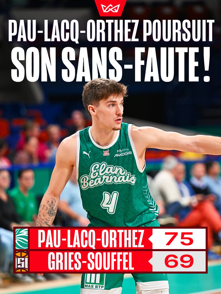 𝗤𝗨𝗜 𝗣𝗘𝗨𝗧 𝗟𝗘𝗦 𝗔𝗥𝗥𝗘̂𝗧𝗘𝗥 ⁉️

L'<a href="/EBPLO/">EBPLO</a>, encore victorieux ce samedi soir devant son public, prend seul les commandes du classement d'#ELITE2 🥇🔝