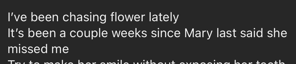 Styx_Millietwo's tweet photo. I think Wilbur was talking about weed..
Flower and mary? MARIJUANA 

who knows https://t.co/uwfJG1WzgO