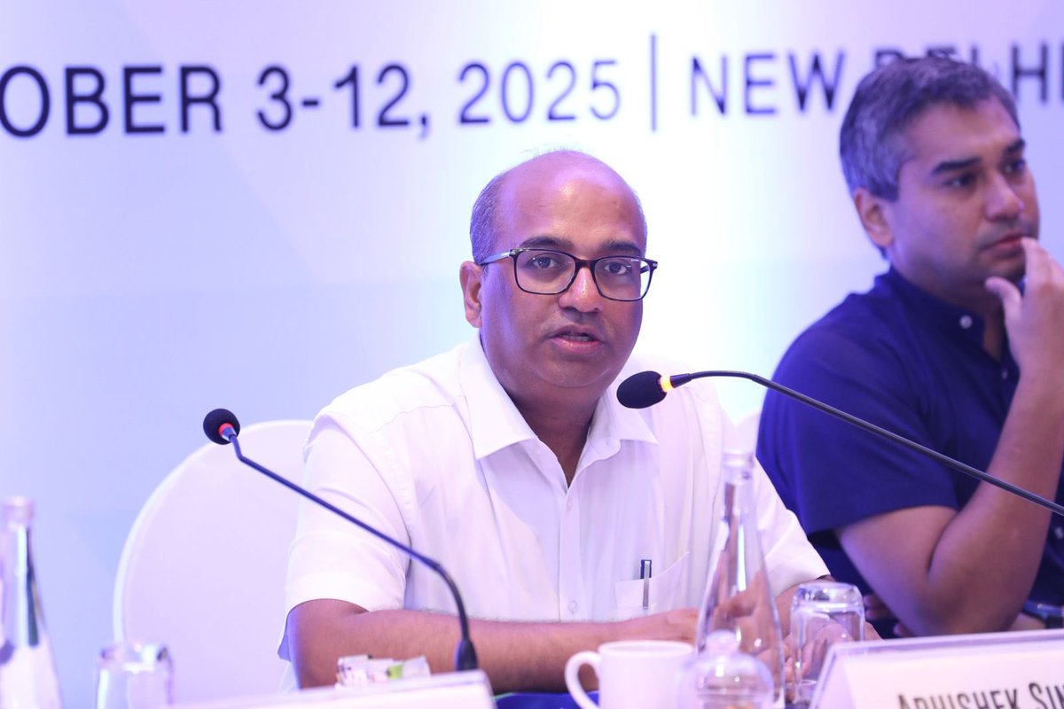 samirsaran's tweet image. Delighted to welcome Addl Secretary @abhish18, @GoI_MeitY at the Raisina Forum for Future of Diplomacy where he shared India&apos;s vision for the AI Impact Summit 2026. This was followed by a rich discussions moderated by @Rudra_81

@rayof_thesun @raisinadialogue @MEAIndia @orfonline