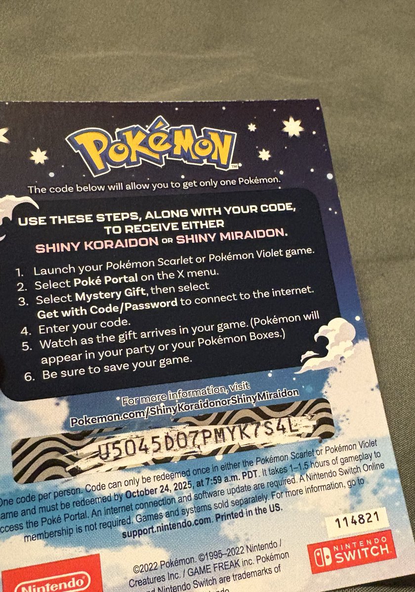 LUMlTYFAN's tweet photo. @Chugoldenboy @SamuraiX2177 @gamestop They expire on the 24th, and yes the code is redeemed https://t.co/iFyK80Y4QR