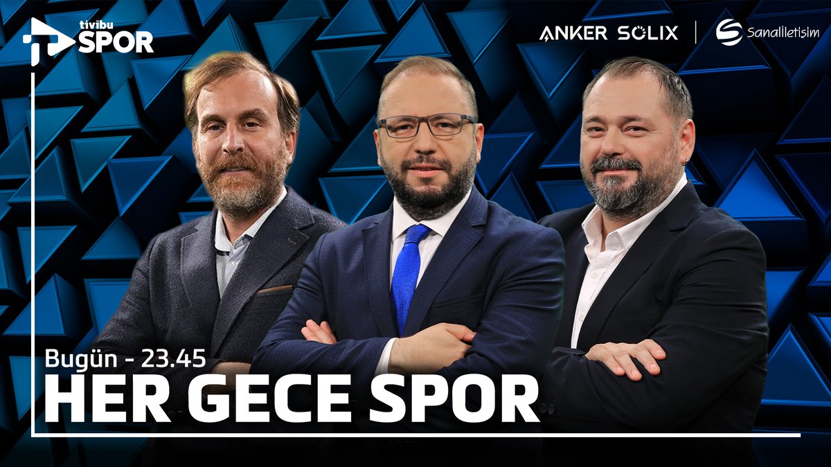 Her Gece Spor'da gündemi <a href="/CETINBAS/">GOKHAN</a>, <a href="/Metin_Karabas/">Metin Karabaş</a> ve <a href="/AliAydin77/">Ali Aydin</a> değerlendiriyor!

Canlı yayın👇
youtu.be/zZs2_OpT2zc