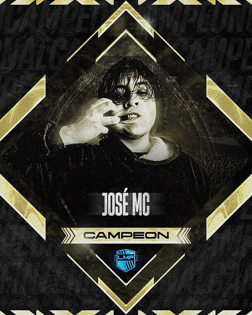 🏆 𝗝𝗼𝘀𝗲́ 𝗰𝗮𝗺𝗽𝗲𝗼́𝗻 𝗺𝘂𝗻𝗱𝗶𝗮𝗹 🏆

El chileno se corona como nuevo campeón mundial tras vencer a Reaper en la final

El evento más importante de nuestra historia tiene campeón y uno de muchísimo nivel

#LMFGranFinal
