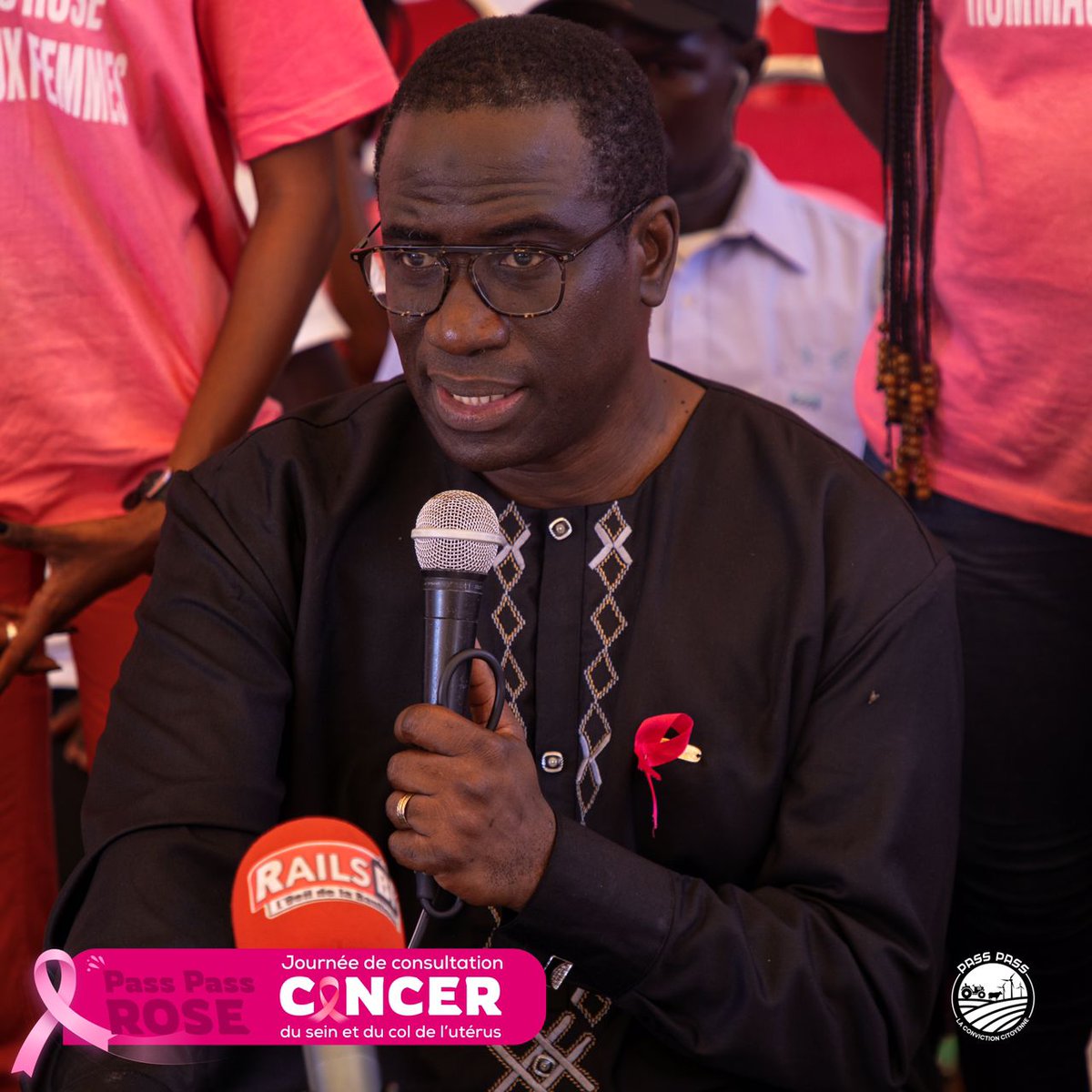 Mbendiop's tweet photo. En ce mois d’octobre, symbole mondial de solidarité face au cancer, mon parti Pass-Pass et moi-même réaffirmons avec force l’urgence du dépistage, clé essentielle pour mieux lutter et prévenir cette maladie. 
#OctobreRose #cancer #cancercare #depistage https://t.co/aARc6O8EQt