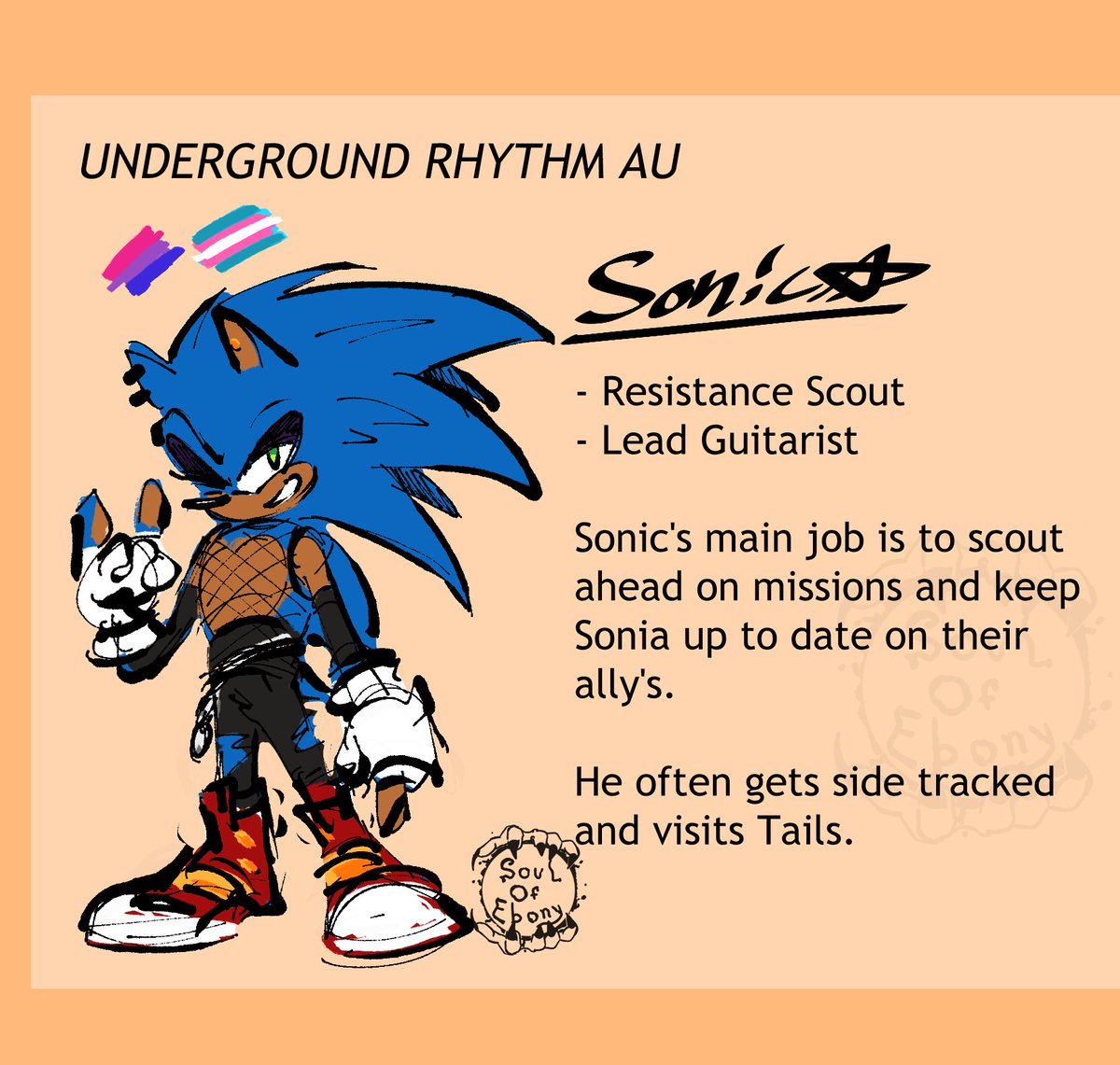 When there's an underground sonic in the nation of rhythm or whatever the fuck