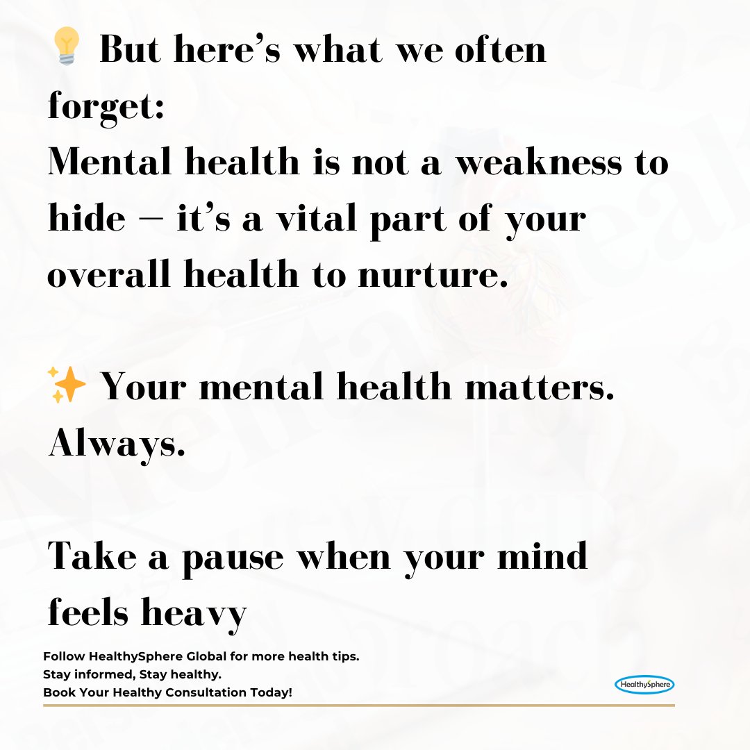 “Not All Wounds Are Visible .. But They Deserve Healing Too.”

Some people wake up fighting battles you can’t see.
They smile in meetings.
They laugh with friends.
But inside, they’re trying to quiet the noise their mind never stops making.