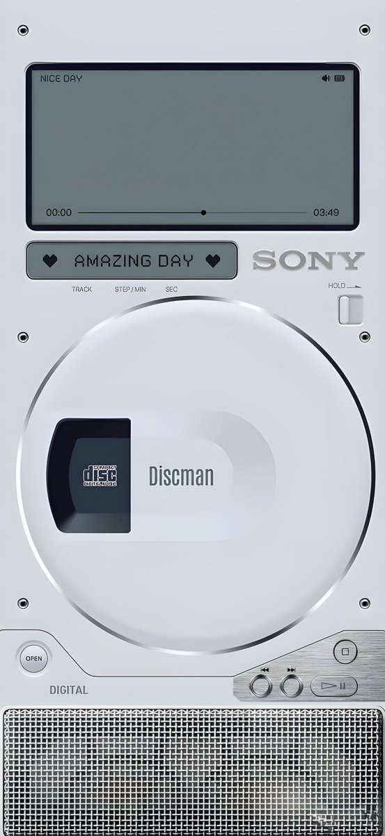 Sony Discman Lock Screen🤍