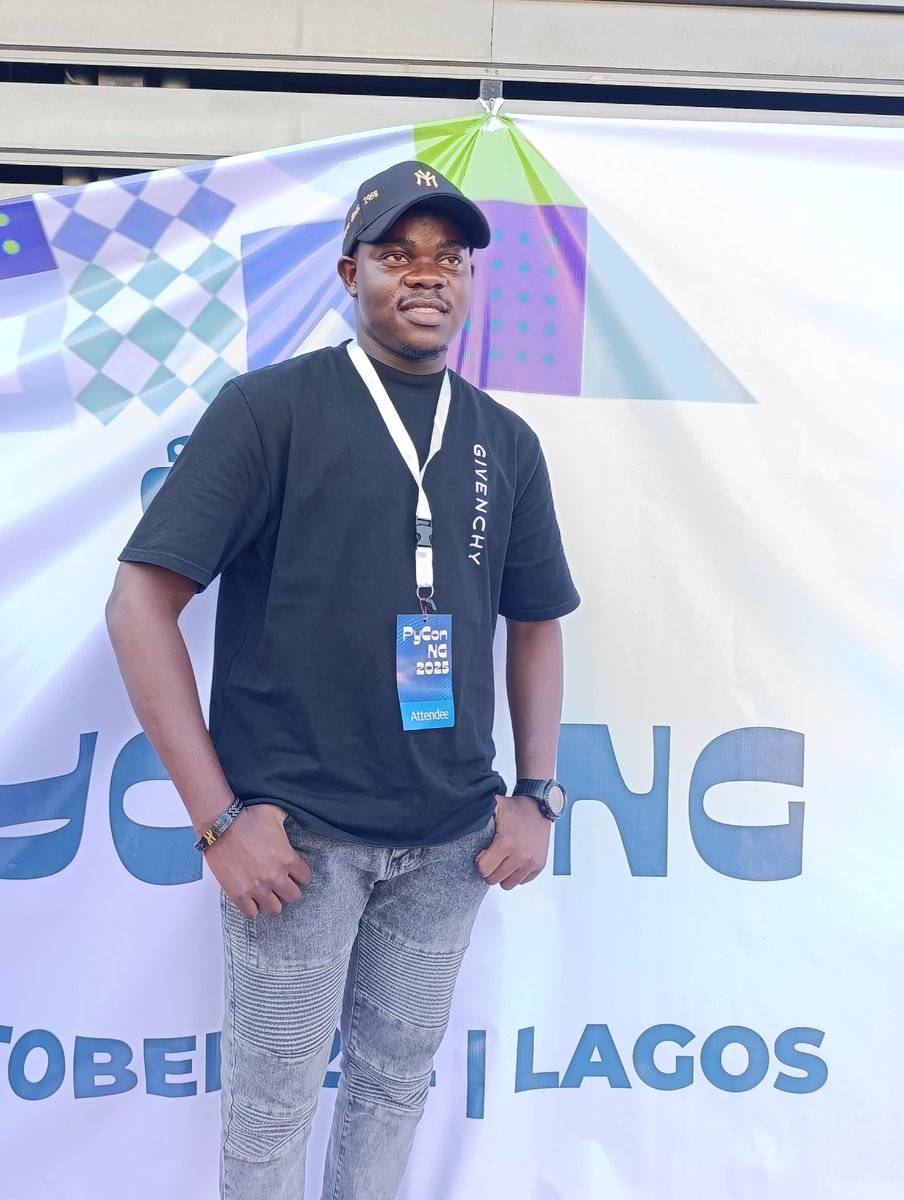 i_Am_Stroud's tweet image. My very first tech event = ✅ #PyConNG2025 🚀
Great people. Great lessons. Great vibes. 🔥
Can’t wait for what’s ahead in this journey. 💻 #Python #TechCommunity