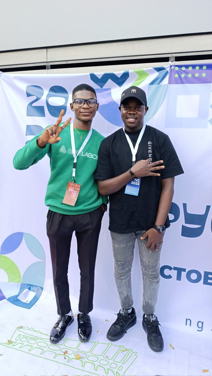 i_Am_Stroud's tweet image. My very first tech event = ✅ #PyConNG2025 🚀
Great people. Great lessons. Great vibes. 🔥
Can’t wait for what’s ahead in this journey. 💻 #Python #TechCommunity