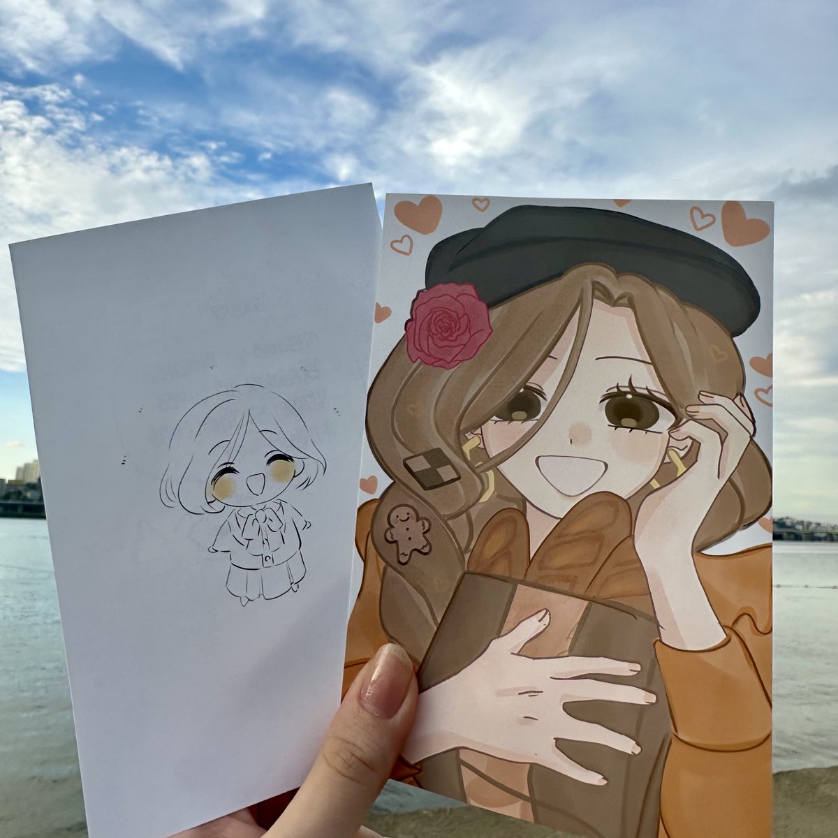 보고 보고 또 보아도 사랑스러워요🥹🧡
역시 조아하는 사람이 그려주는 내가 가장 조아하는 캐릭터는 조아함이 곱하기 삼..
쌀막님 왕왕사랑ᯤ♡