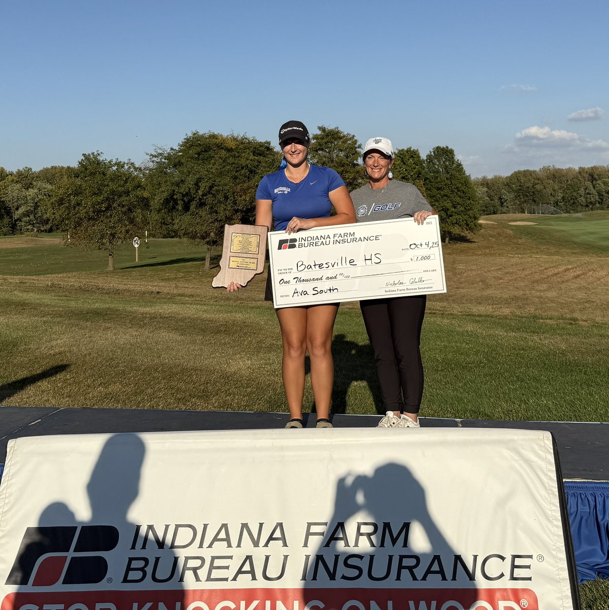 Congratulations to Senior Ava South on winning the 2025 Girls Golf Mental Attitude Award presented by Indiana Farm Bureau Insurance.