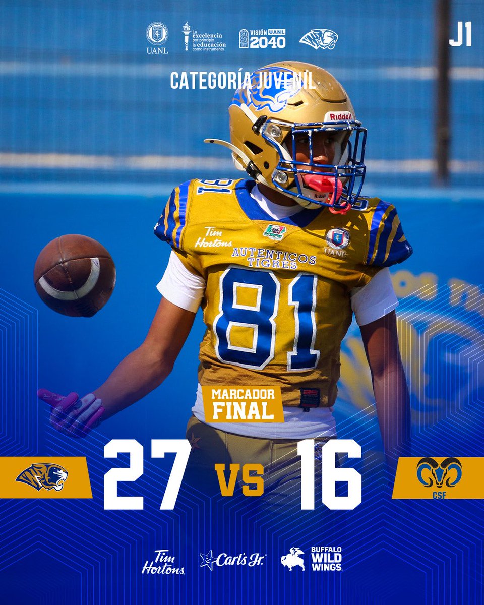 UANL_Autenticos's tweet image. MARCADOR FINAL KICK OFF CATEGORÍA JUVENIL 🐯

AUTÉNTICOS TIGRES VS BORREGOS SANTA FE 💪🏻

#ATJuvenil #serauténtico