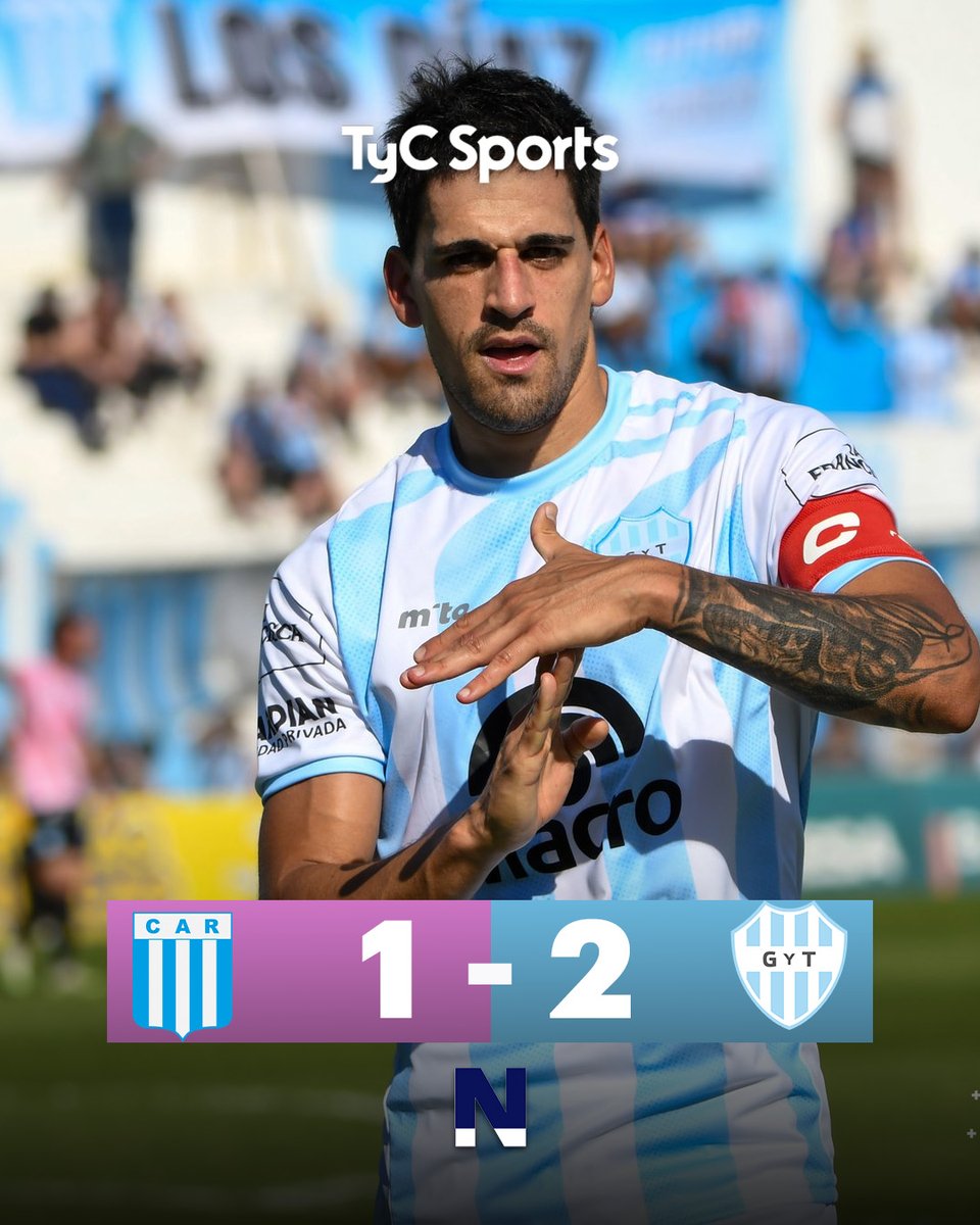 ¡QUEDÓ A TIRO!
Victoria clave de Gimnasia y Tiro en Nueva Italia ante Racing de Córdoba: fue 2-1 con tantos de Birge y Cháves (Guanini en contra para la Academia).
Con este resultado, el elenco salteño finalizó cuarto y jugará el arranque del Reducido de local y con ventaja.