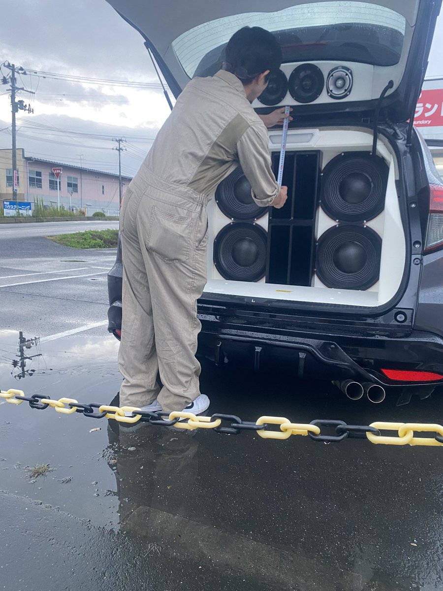 朝から作業