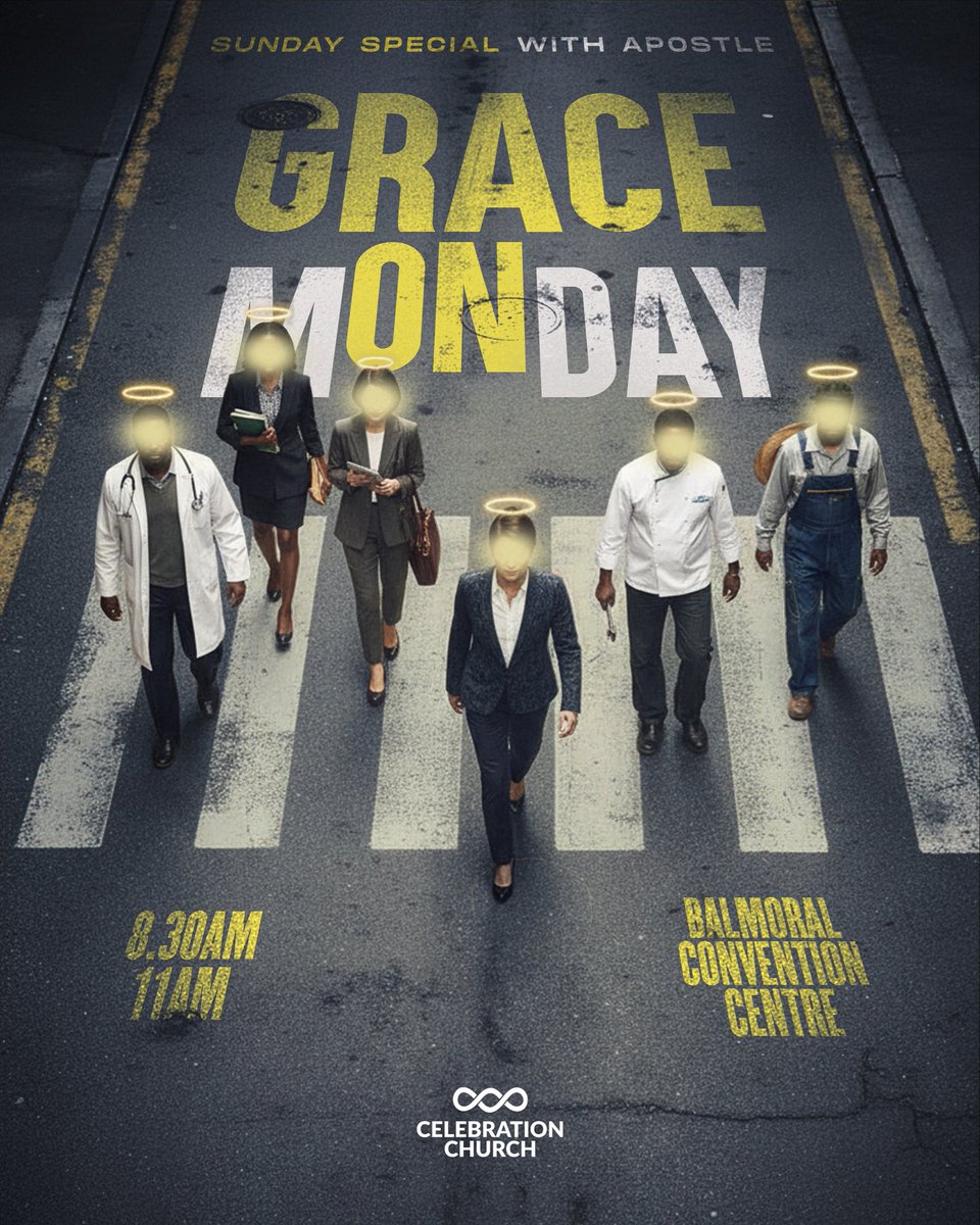 Divine inspiration isn't just limited to the four walls of the Church. It can be your advantage at work on Monday. 

Service tomorrow is going to be special! Don’t miss it for anything 

Venue: Balmoral Convention Center, Sheraton Hotel, 30 Mobolaji Bank Anthony Way, Ikeja,