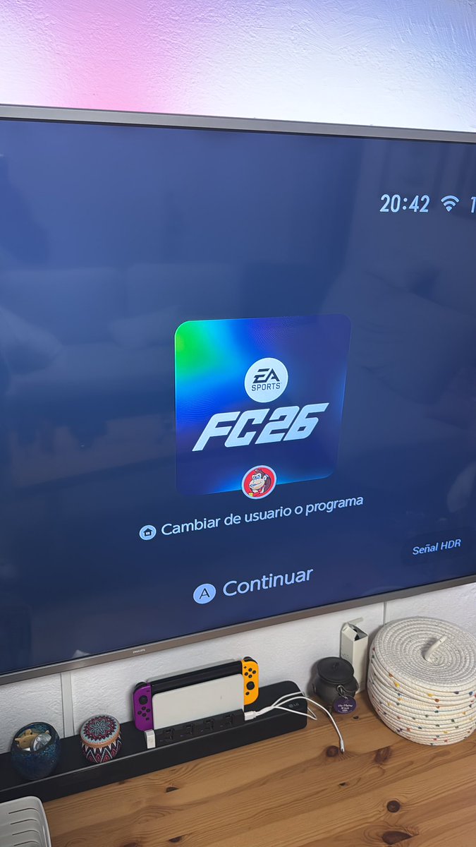 EGotorum's tweet photo. @cristianchigre Hasta el FC 26 tengo en Switch 2 a sus maravillosos 30fps 😅 https://t.co/fzgJSOvqHK