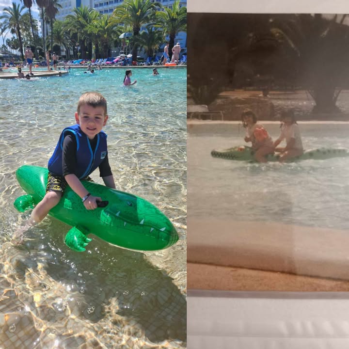 From guest to parent 💙 Fiona first came to Club Mac in 1996 at age 7. This September, 29 years later, she returned with her son Alex! 🥰 #ClubMacMemories