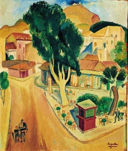 PetrosVanRipper's tweet image. Να μια όμορφη πλατεία!
Είναι η πλατεία Εξαρχείων όπως την ζωγράφισε ο Σπύρος Βασιλείου το 1930 στα 27 του.