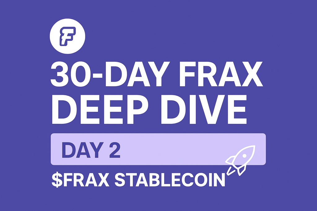Usman57713117's tweet photo. Day 2: $FRAX Stablecoin

Not your typical stablecoin.
$FRAX pioneered the fractional-algo model; part collateral, part algorithm.

Result: stability + capital efficiency.
Now a DeFi cornerstone, used across chains.

Goal: a stable, scalable, decentralized dollar.

#Frax #DeFi https://t.co/0Lmzy5zw2g