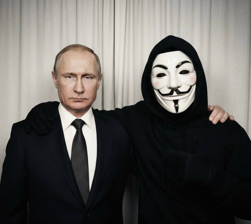 xabdul's tweet photo. على الرغم من أن الصورة غير حقيقية إلا أنها تحكي الموقف الروسي " الغير معلن " لدعم روسيا أو لتغاضيها عن مجموعات الهاكرز الروسية التي زادت حدة هجماتها السيبرانية ضد أعداء روسيا المعتادين ( دول حلف الناتو) https://t.co/OdjPJNnQ5D
