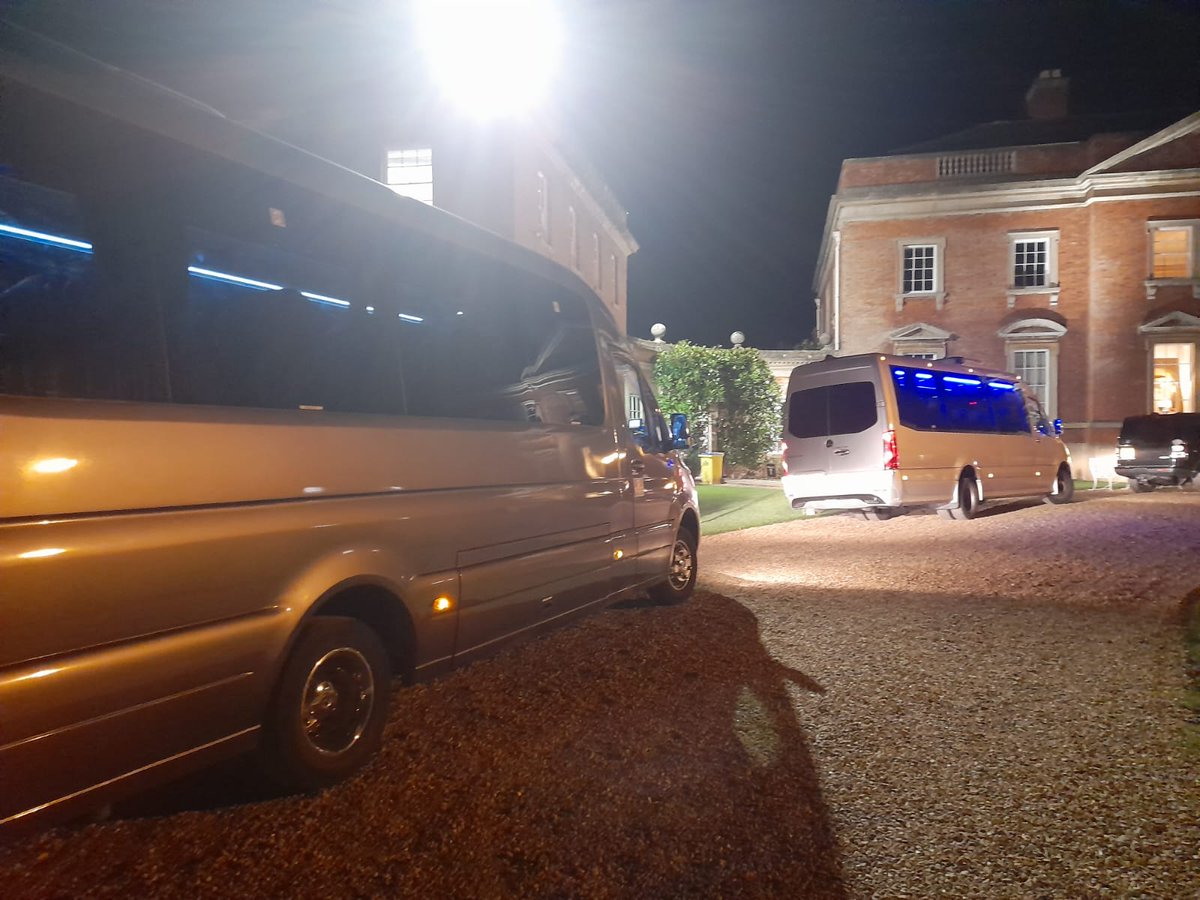 KNIGHTLINEREXE1's tweet photo. Late night wedding shuttles at Kelmarsh Hall. 
Need transportation for your guests and family on your wedding day? Let us take the stress away so you can enjoy your day.
https://t.co/SDIEWAMKlB
Info@knightlinerexecutivetravel.co.uk
07716449405 https://t.co/nSeAAl7uNx