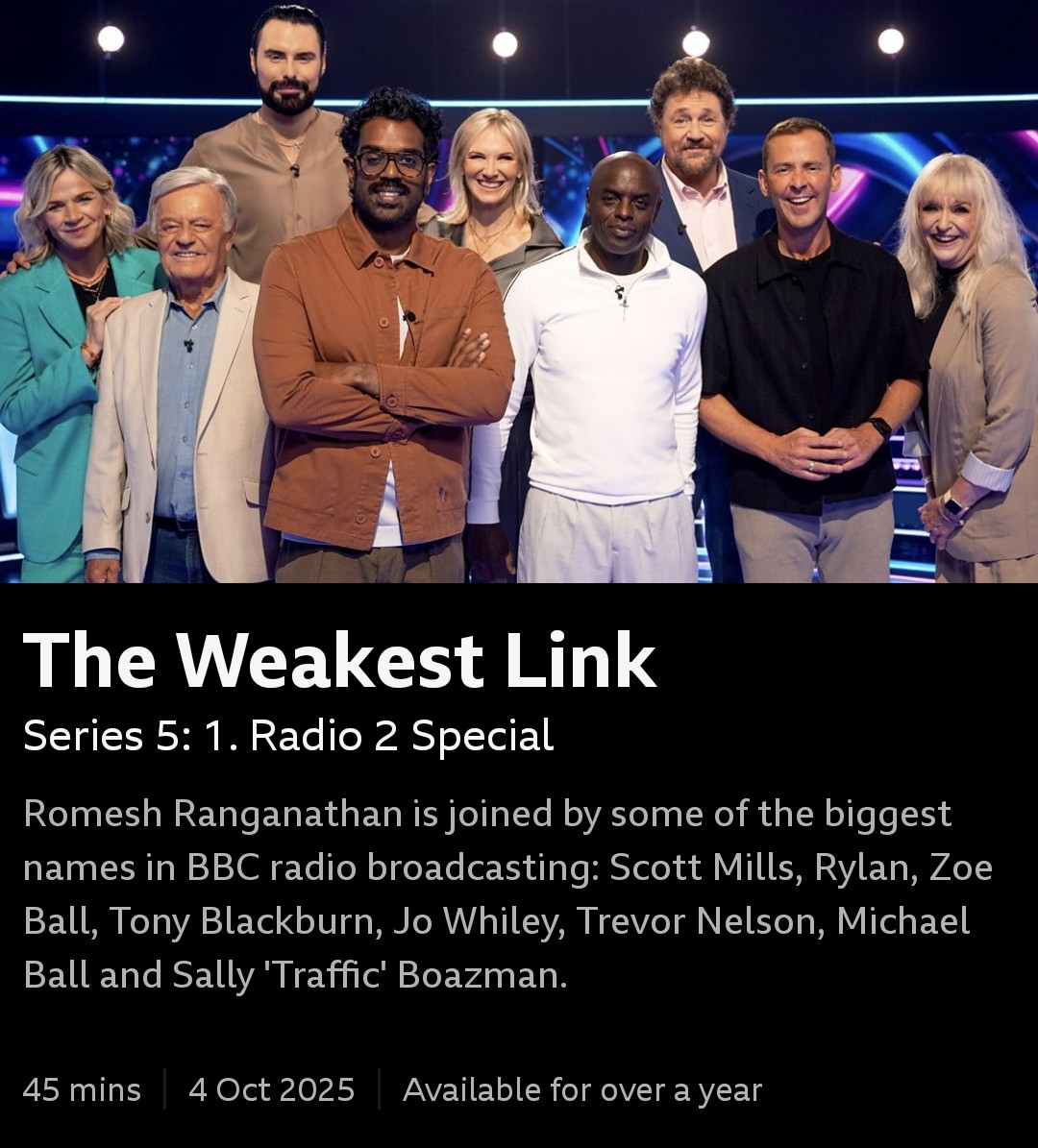 That was the funniest episode of #TheWeakestLink celebrities I've seen...A Radio 2 special...Sally Traffic eh!...who knew?
#WeakestLinkCelebrities