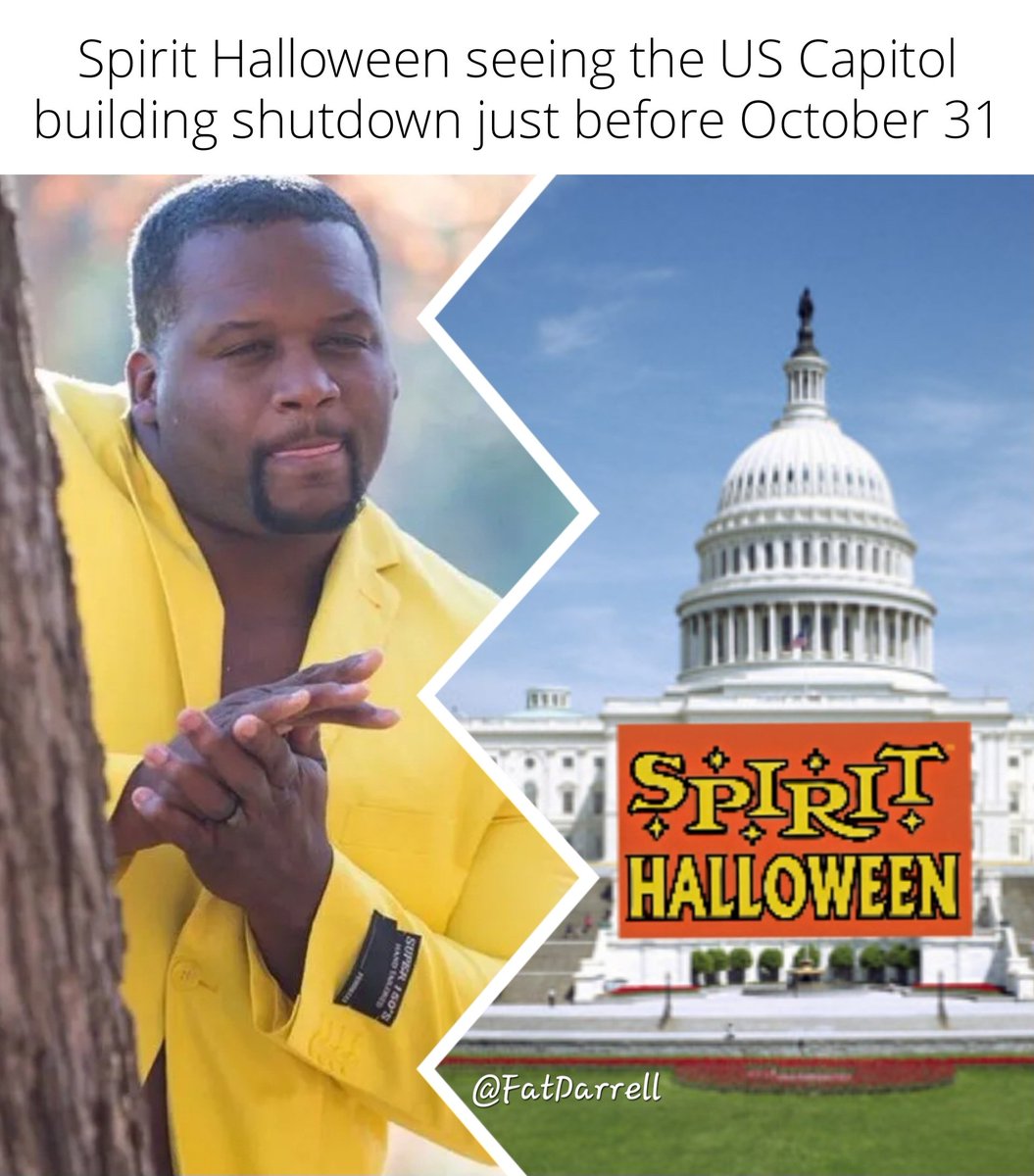 👀🎃 <a href="/SpiritHalloween/">Spirit Halloween</a> 🙃 #governmentshutdown2025 
#politics #shutdown #Halloween #governmentshutdown
<a href="/smerconish/">Michael Smerconish</a>