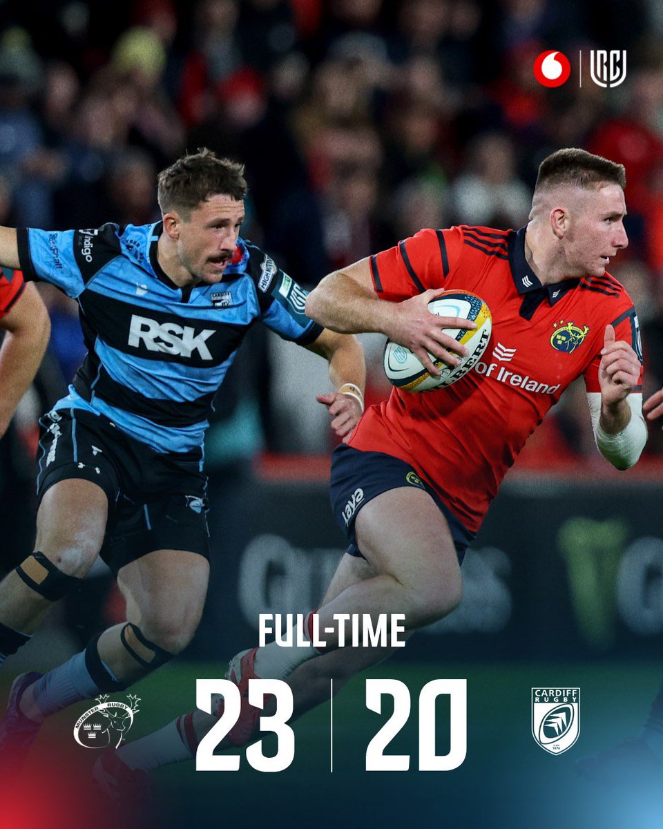 URCOfficial_RSA's tweet photo. Northern Hemisphere action, served fresh! 🌍🏉
Here’s the lowdown from today’s fixtures, here’s a wrap up of today’s scores.
@Vodacom #URC | #BENvGLA #MUNvCAR https://t.co/jIonGLUFqE
