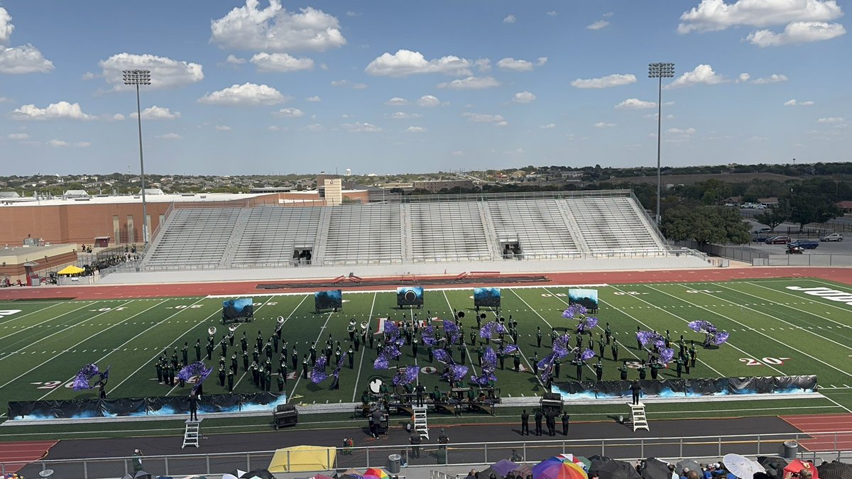 swisdfinearts's tweet photo. Congratulations to the Southwest Band for earning 1st Place 5A Band at the Judson Rocket Review!! With their sister school, you did Southwest ISD proud! The work continues next week in prep for UIL, but we celebrate a great accomplishment today! @swisd @swisd_swhs @SouthwestBand https://t.co/t5LIZu0cDE