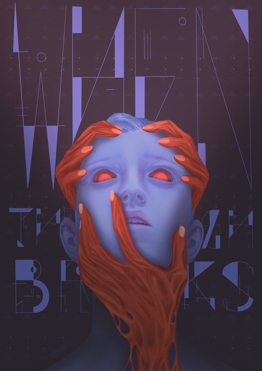terminei meu poster de when the bough breaks!!!